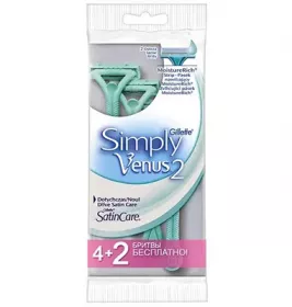 Бритвы Gillette Venus Simply 2 одноразовые 4шт.+2шт.бесплатно